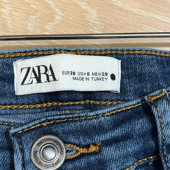ZARA Skinny Jeans | Dark Wash | Size 6 / EUR 38 - Picture 6 of 6